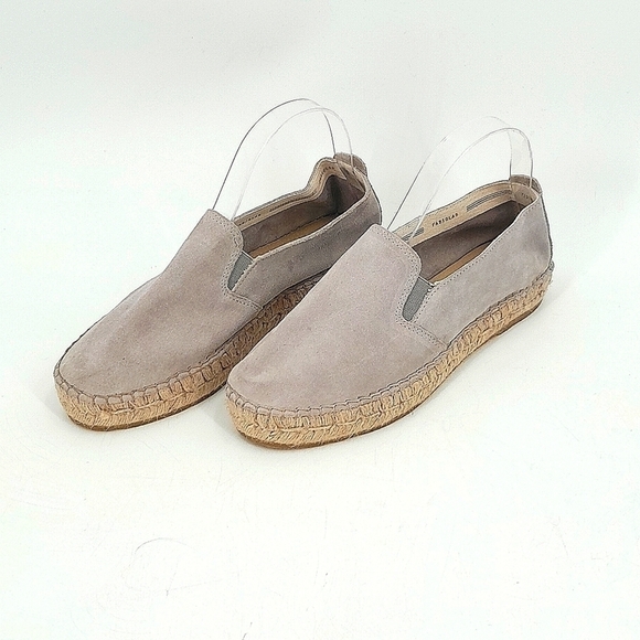 Fabiolas Espadrilles Soft Suede Loafers US Size 8 Light Gray Made in Spain EU 38 - Picture 5 of 10